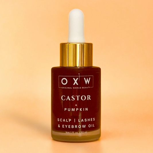 Castor + Pumpkin Organic Oil Serum for Scalp, Lashes, Eyebrows and Face