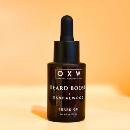 Beard Boost + Sandalwood - Beard Oil - OXW Beauty