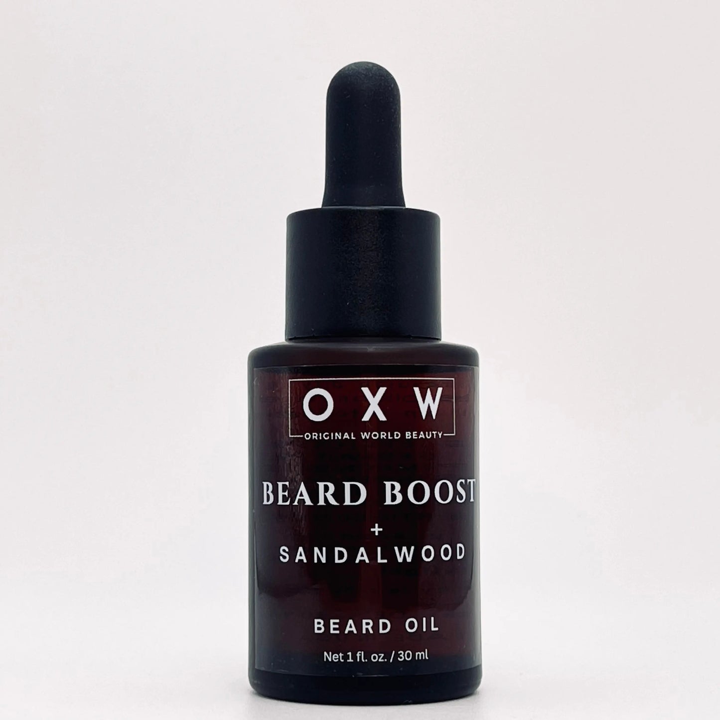 Beard Boost + Sandalwood - Beard Oil - OXW Beauty