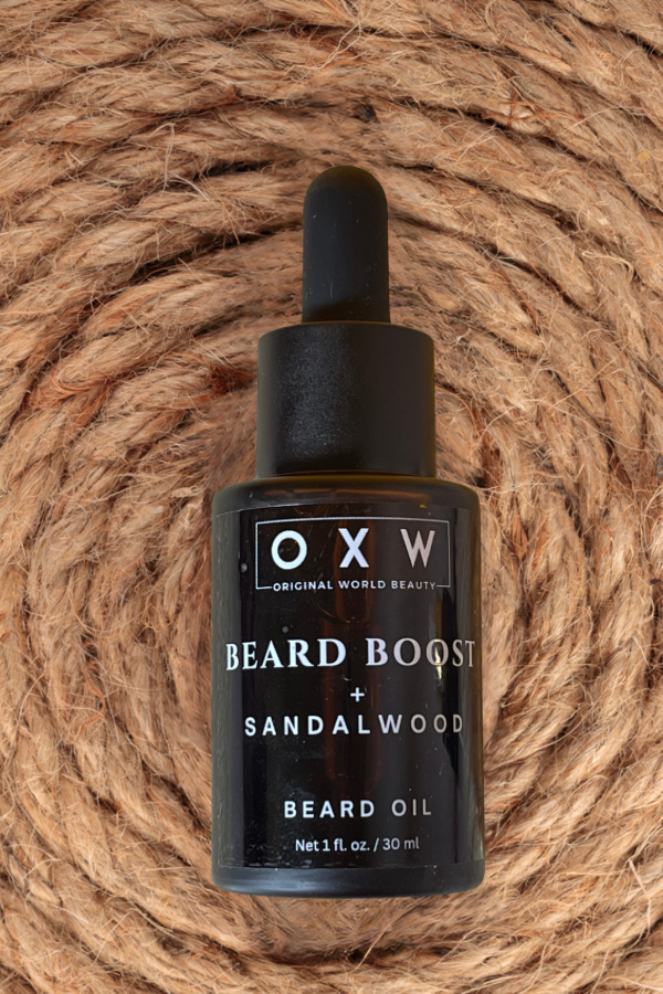 Beard Boost + Sandalwood - Beard Oil - OXW Beauty