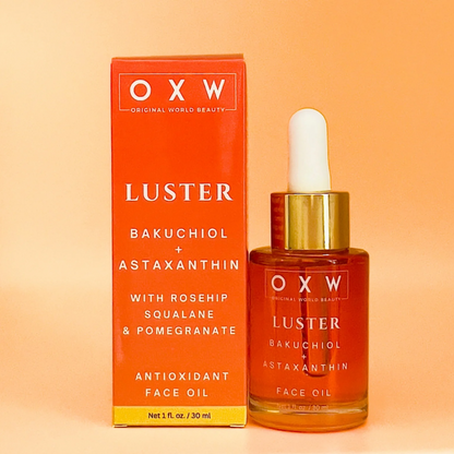Luster Bakuchiol + Astaxanthin Face Oil Retinol Alternative - OXW Beauty