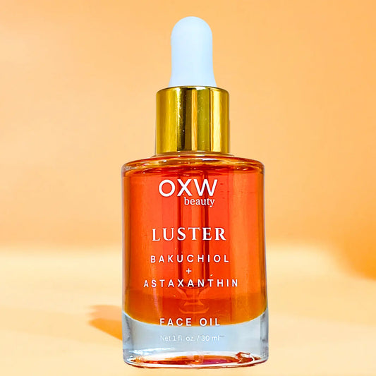 Luster Bakuchiol + Astaxanthin Face Oil Retinol Alternative Original World Beauty