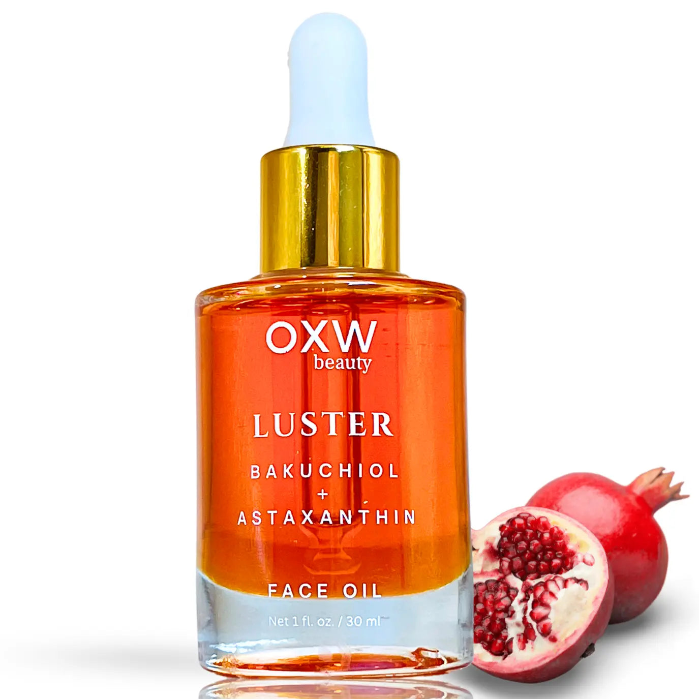 Luster Bakuchiol + Astaxanthin Face Oil Retinol Alternative Original World Beauty