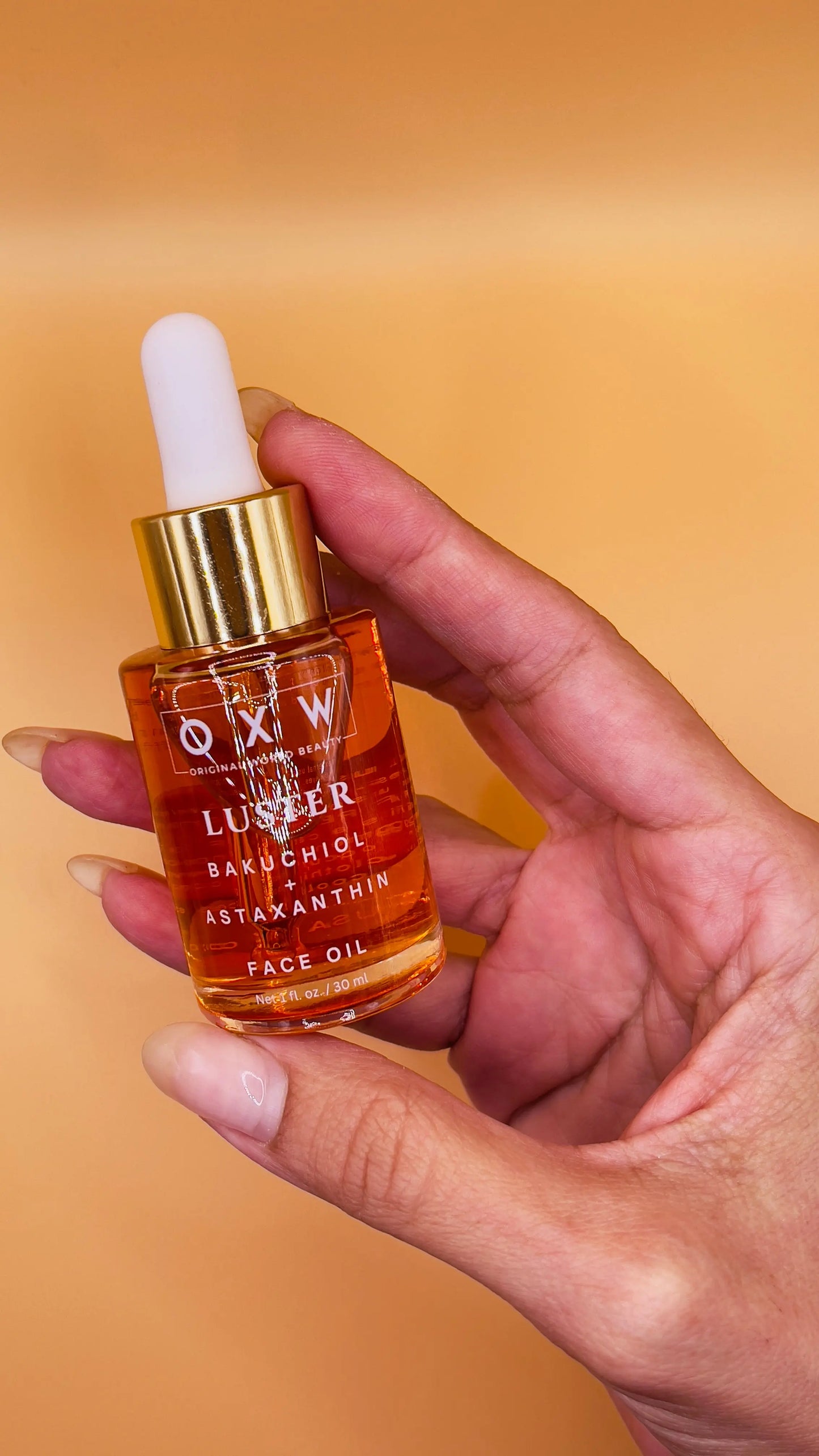 Luster Bakuchiol + Astaxanthin Face Oil Retinol Alternative - OXW Beauty