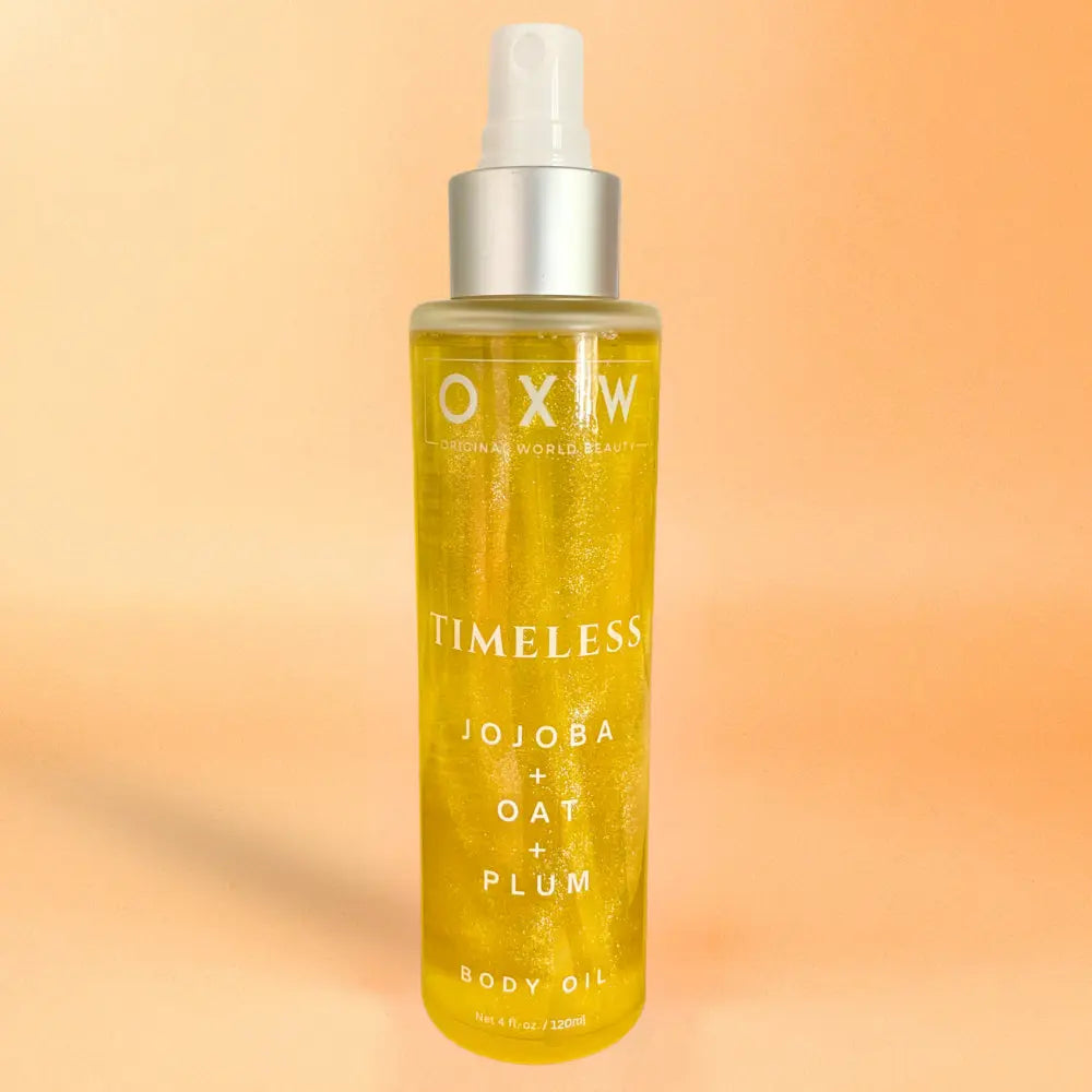 Timeless Body Oil with Jojoba Oil, Oat Oil & Organic Plum Oil For Body & Hair - OXW Beauty