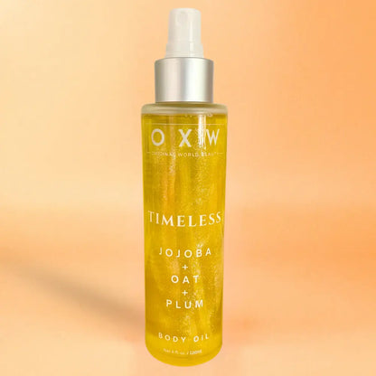 Timeless Body Oil with Jojoba Oil, Oat Oil & Organic Plum Oil For Body & Hair - OXW Beauty